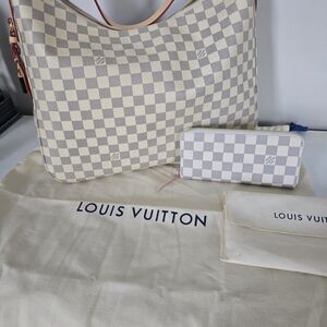 Louis Vuitton Slouch MM Bag And Matching Wallet